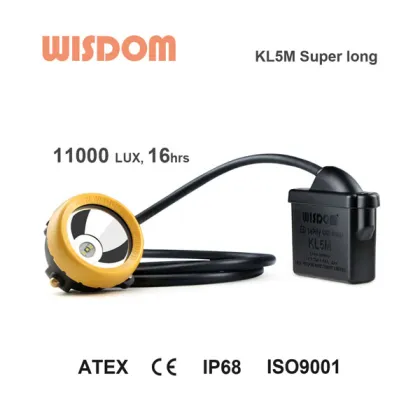 Waterproof Cap Lamp KL5M WISDOM Brand
