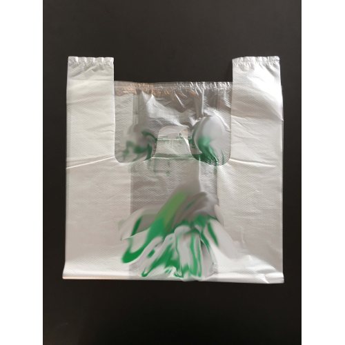 Biodegradable Garbage T Shirt Compostable Household Kitchen Trash Roll Shopping Bag