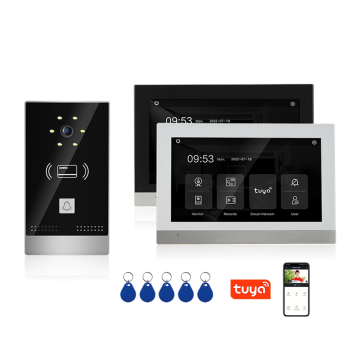 7 Inch Factory Villa Doorbell: 1080P Night Vision Waterproof IP Video Intercom System