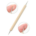 1pcs Dual Heads Wooden Dotting Pen Pro Rhinestones Gems Picker Pencil Nail Art Dotting Tools Manicure Nail Accessories SANAO10