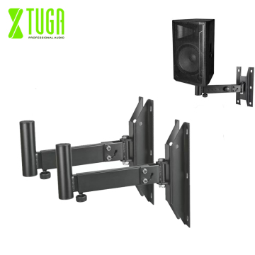 XTUGA LKT-370 Professional Tilting Rotating Surround Holder Speaker Bracket Wall Mount