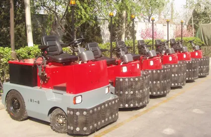 Four wheel Anti-collision Battery Tractor