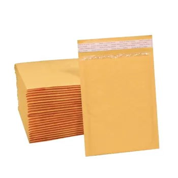 Eco-Friendly Kraft Bubble Padded Envelopes for Strong Adhesive Jewelry Packaging and Mailing