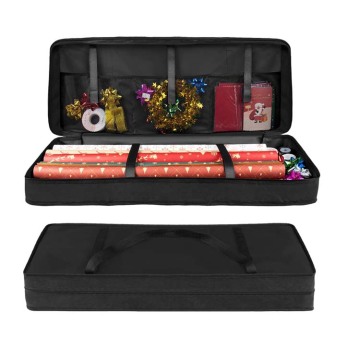 Portable Foldable Wrapping Paper Storage Bag for Bed Bottom and Household Sundries
