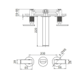 Simplicity and Modern Concealed Double Lever Bath Mixer