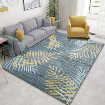 Elegant Machine-Made Velvet Flower Rug for Office and Kitchen
