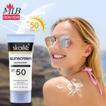 OEM/ODM SPF 50 जिंक ऑक्साइड 20% मिनरल फेस सनस्क्रीन क्रीम निर्माता