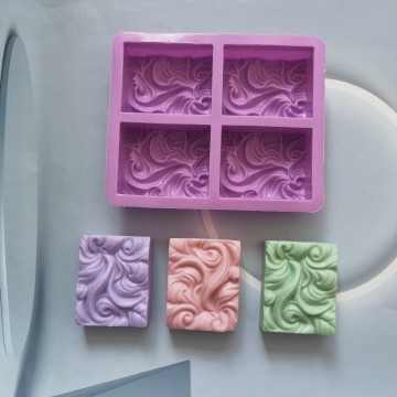 Stampo in intodiy masso di sapone fatto a mano - stampo di sapone in silicone fiore europeo