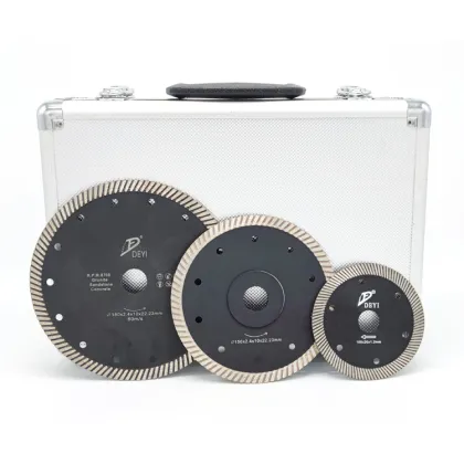 DEYI 125mm Ceramic Tile Dekton and Marble Turbo Diamond Circular Saw Blade