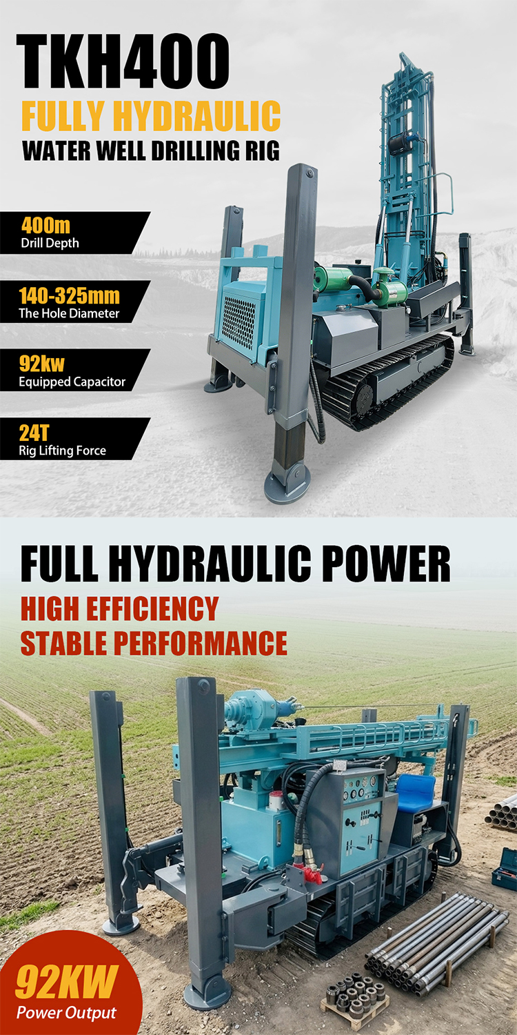 TKH400 Water Well Drilling Rig(14)