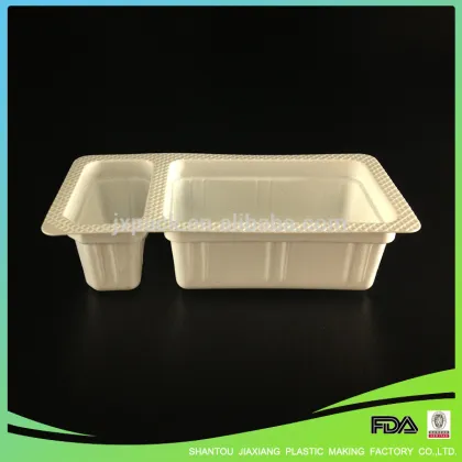 Disposable Plastic White Double Pane Biscuit Cup