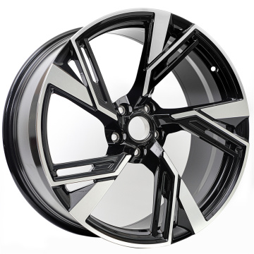 19 AUDI RS6 STYLE RIMS កង់ម៉ាស៊ីនពណ៌ខ្មៅ