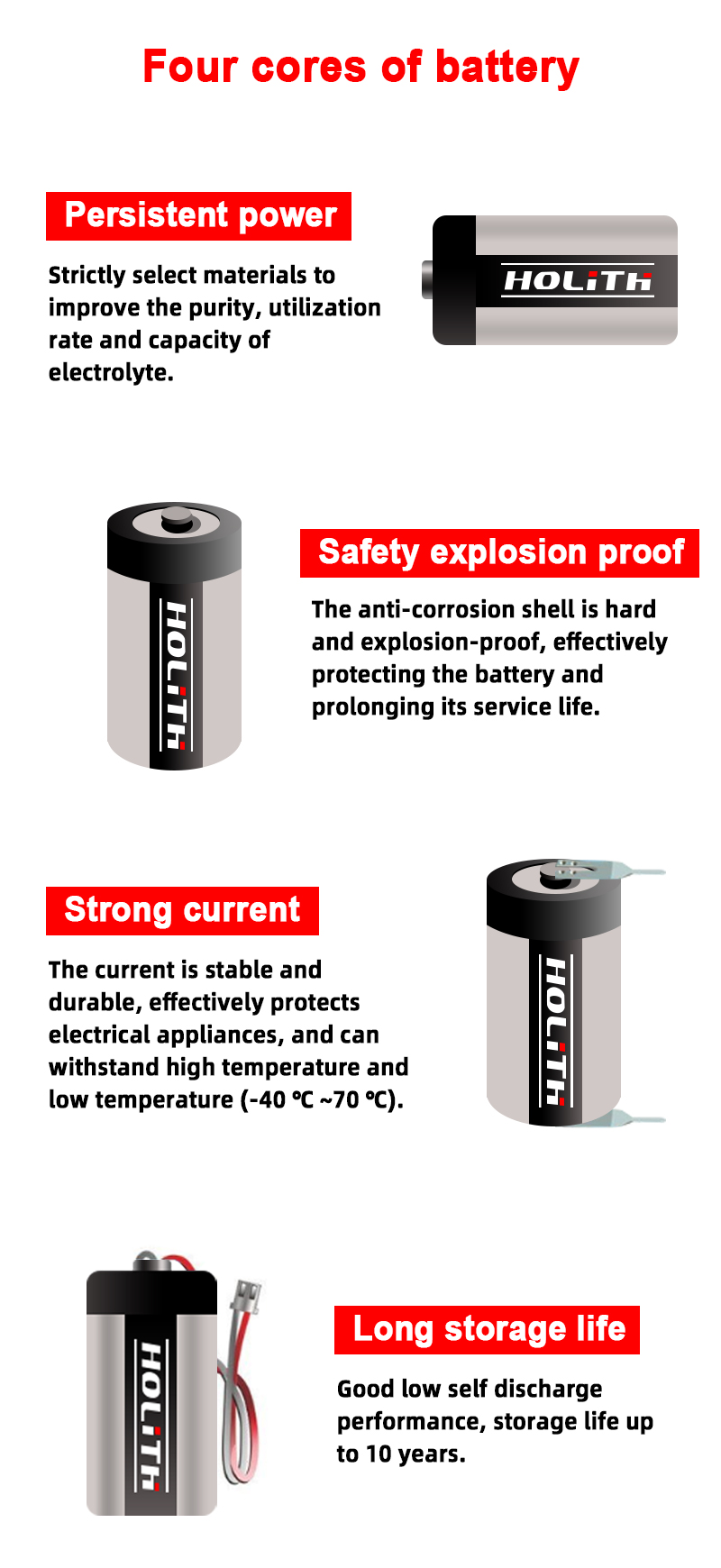 3.0V CR17505 Battery