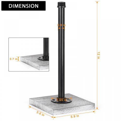 Dispensador de papel de encimera de cocina independiente