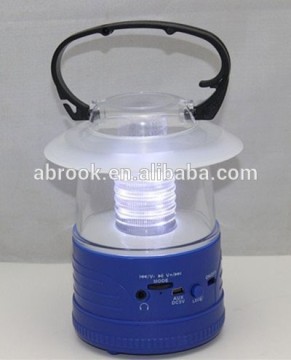 Barn lantern led light rechargeable portable speaker