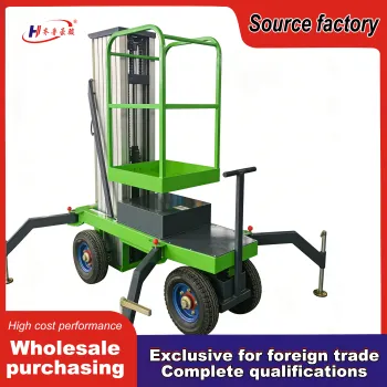 Single Mast Aluminum Lift for Easy Access