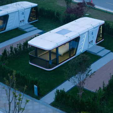 Reka Bentuk Keluli Modular: Rumah Prefabrikasi Pek Portable Flat untuk Hidup Mewah