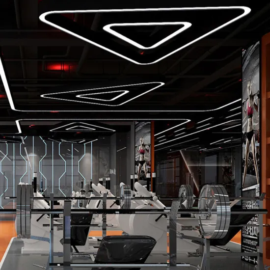 Silicon Controlled Dimmable 500mm Triangle Pendant Light for Gym Dance Studio