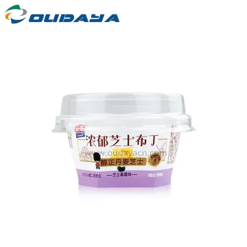 disposable pudding jelly sauce small plastic cup