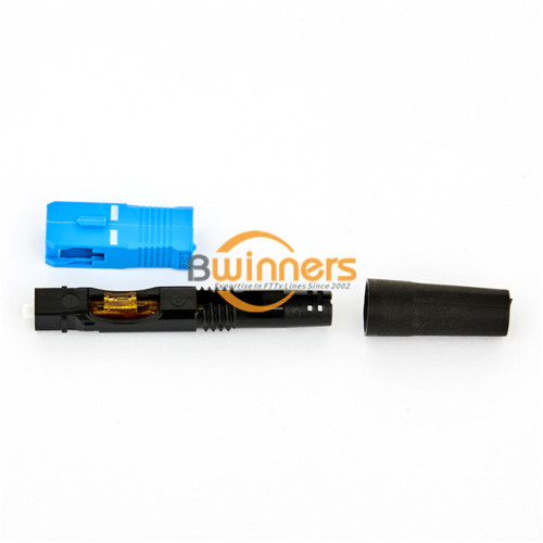 ขั้วต่อ SC UPC Blue Fiber Fast