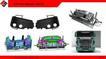 plastic automotive front bumper injection mould for truck