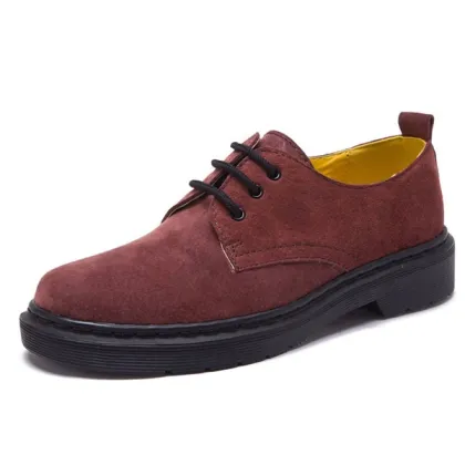 Flat shoes school style 's girl's shoes martin shoes big sizes couple shoes