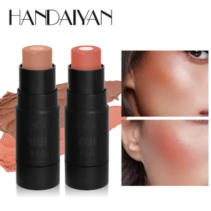 Solid Highlight Color Powder Blusher Stick Rouge