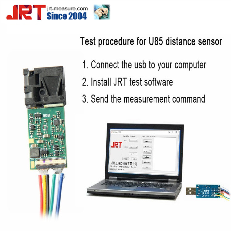 10m Laser Distance Measure Sensors Test Procedure