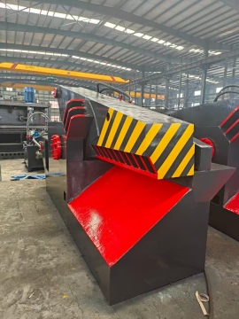 scrap steel rebar cutting machine