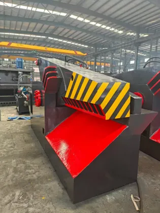 scrap steel rebar cutting machine