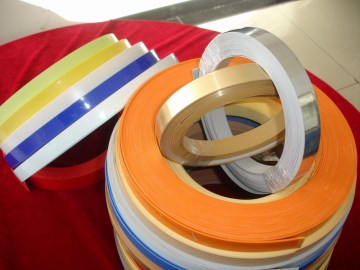 Wood Grain and Solid Color PVC Edge Banding for Furniture Making