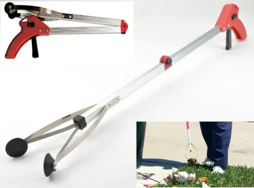 Lightweight easy reacher grabber