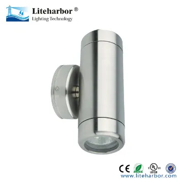 waterproof 316 stainless steel mr16 light sconce wall