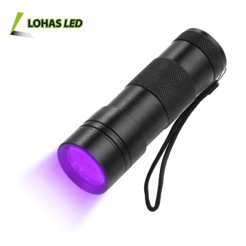 LOHAS Small Powerful LED Rechargeable UV Flashlight for Halloween