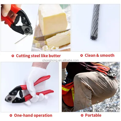 Cable Tools: Stainless Steel Cable Cutters for Wire Rope, Copper Cables, and Bicycle Cables