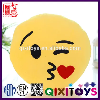 Latest Hot Sale bear emoji plush pillow cheap emoji pillow pillow emoji