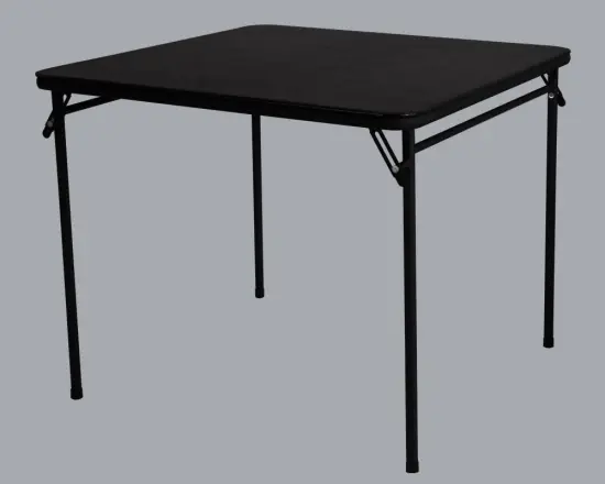 black color folding table outdoor desk