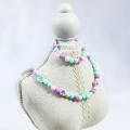 Multicolor Love Soft Pottery Chain Sieraden Set