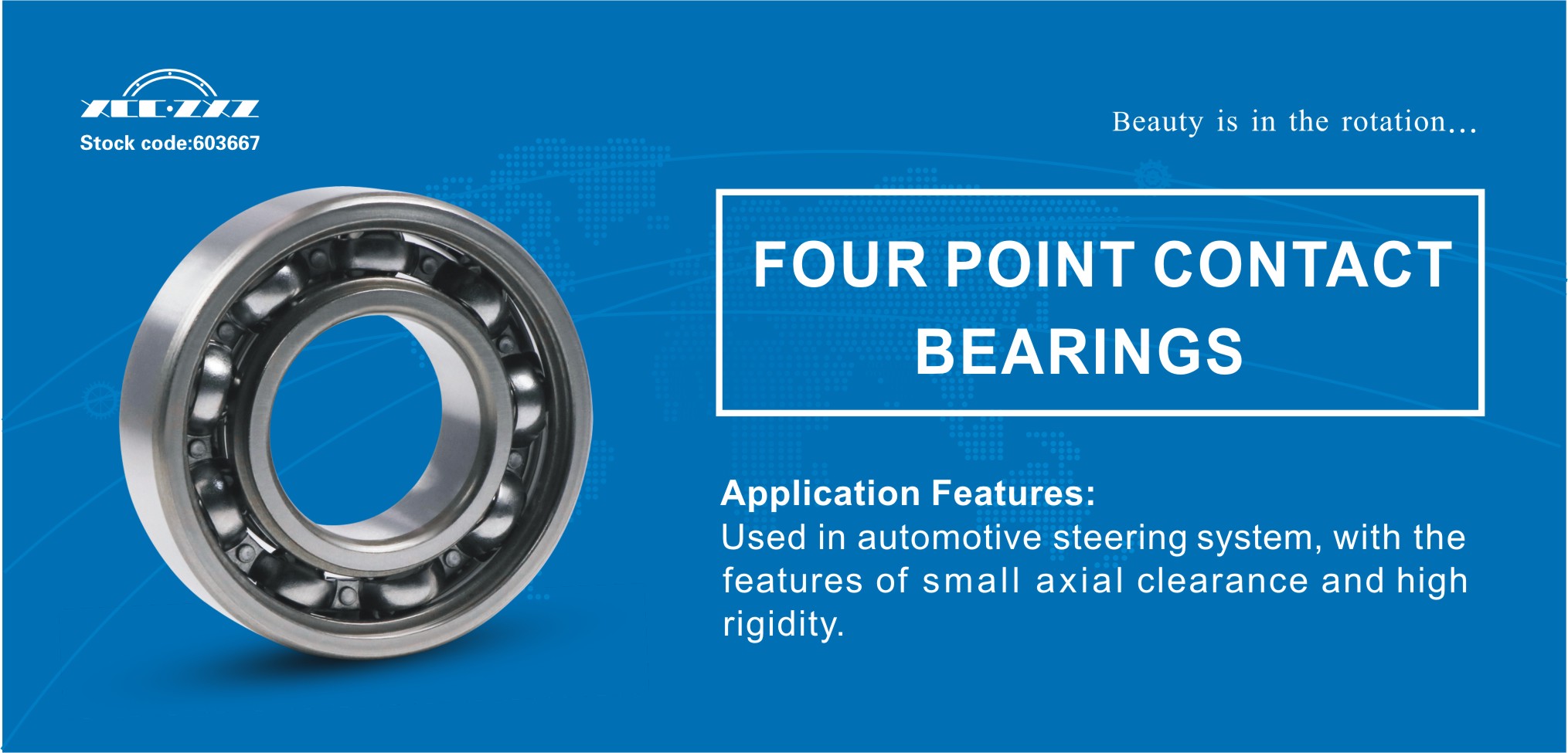 Four Point contact ball bearings introduction