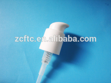 PP white Plastic Personal Care Industrial Use cosmetic cream dispenser pump