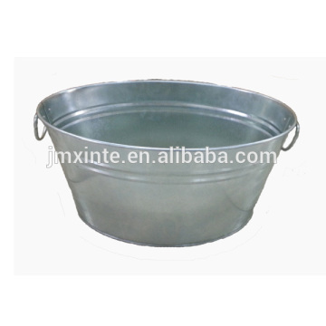 6 gallon and 8 gallon galvanized oval shaped large ice bucket