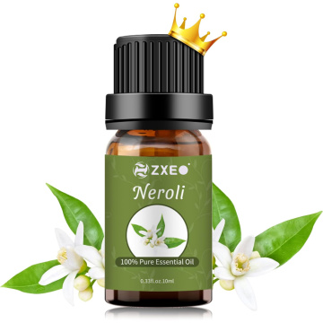 100% Pure Organic neroli Essential Oil Plant Natural orange blossom oil for improve sleep and Massage Hair Skin Care