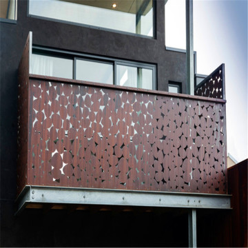 Laser Cut Metal Balkong Fäktning