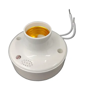 Energy Saving Sound Sensor Round Lamp Holder with Easy Installation