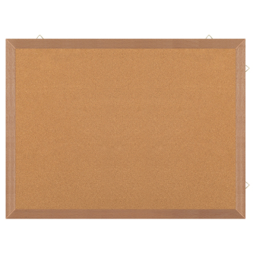 Low Price Wooden Frame Fabric Cork Pin Board for Messages