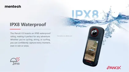 PanoX V3 360° Waterproof Sports Action Camera