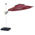 Roman solar lamp round umbrella