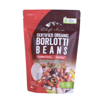 Recyclable standard stand up pouch foodstuff packaging