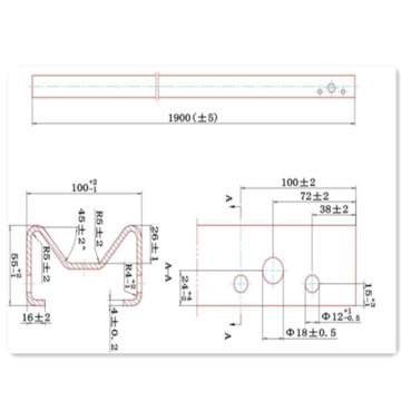 Rollforming 기계를 만드는 상품 선반 건 드리는