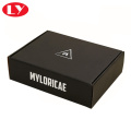 Black Corrugate Mailing Packaging Box